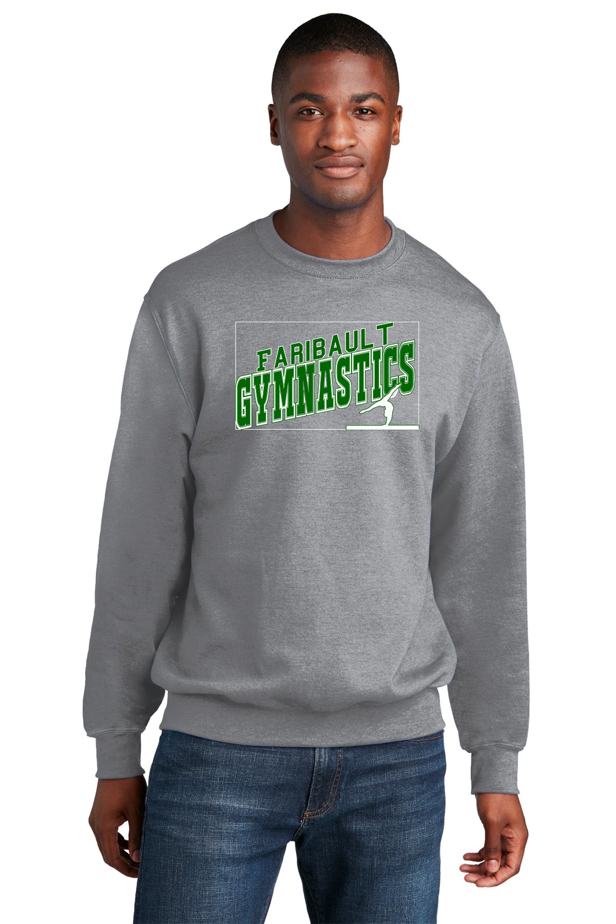 Faribault Gymnastics *Adult* Crew Neck Sweatshirt