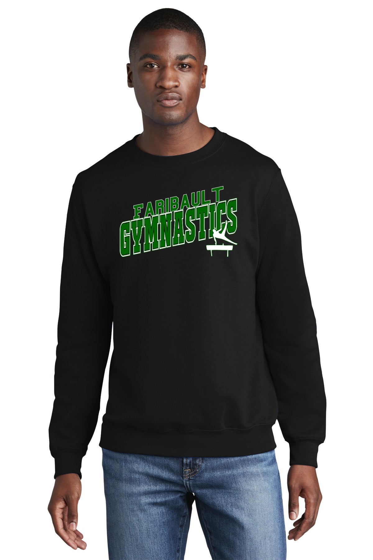 Faribault Gymnastics *Adult* Crew Neck Sweatshirt