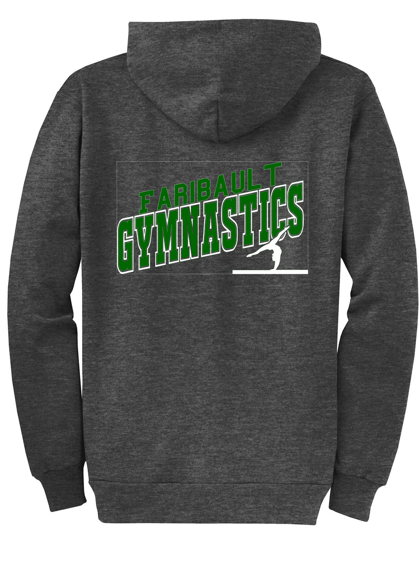 Faribault Gymnastics *Adult* Zip-Up Hoodie Sweatshirt