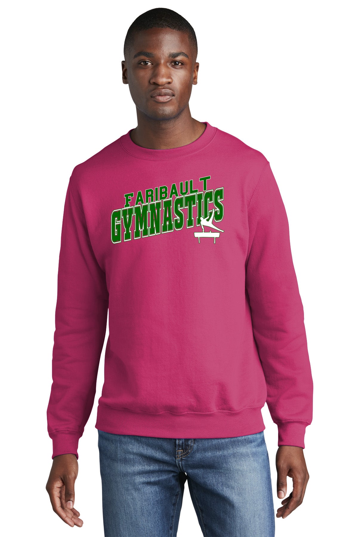 Faribault Gymnastics *Adult* Crew Neck Sweatshirt