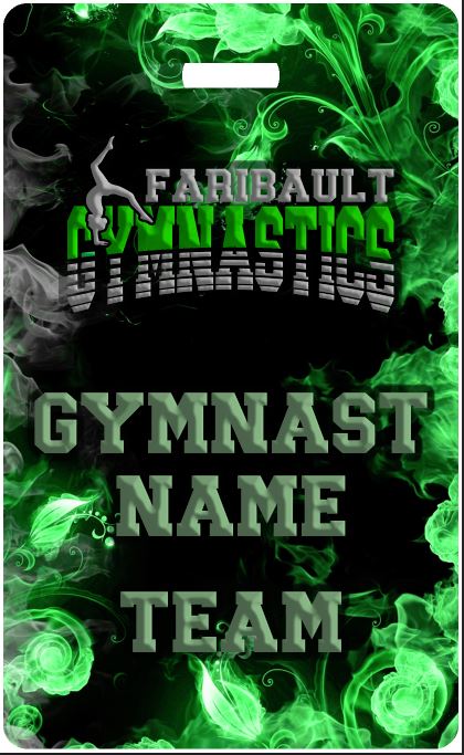 Gymnastics Bag Tag